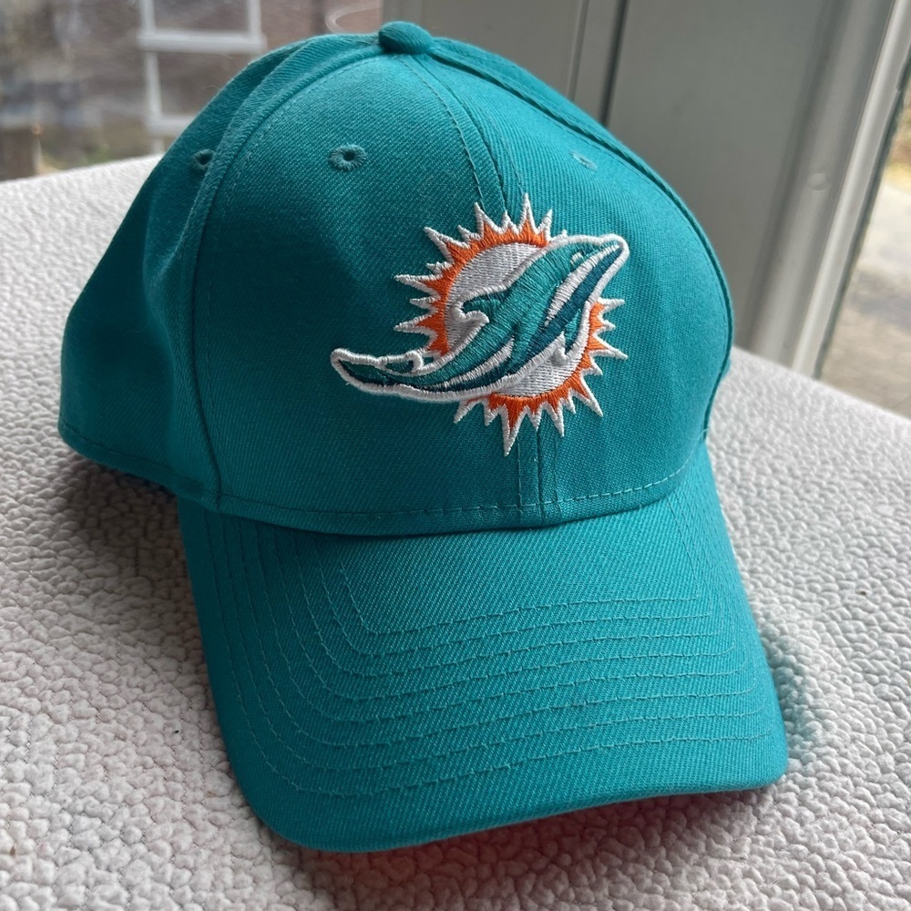 NFL Miami Dolphins teal orange ball cap